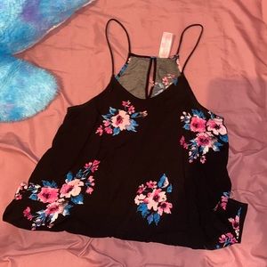 floral tank top size xs bought from Walmart!